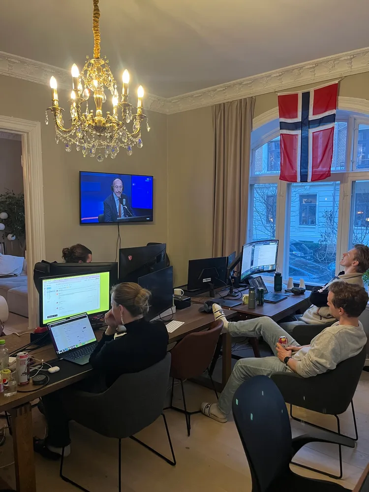 Das Native-Team im Büro in Frogner, Oslo