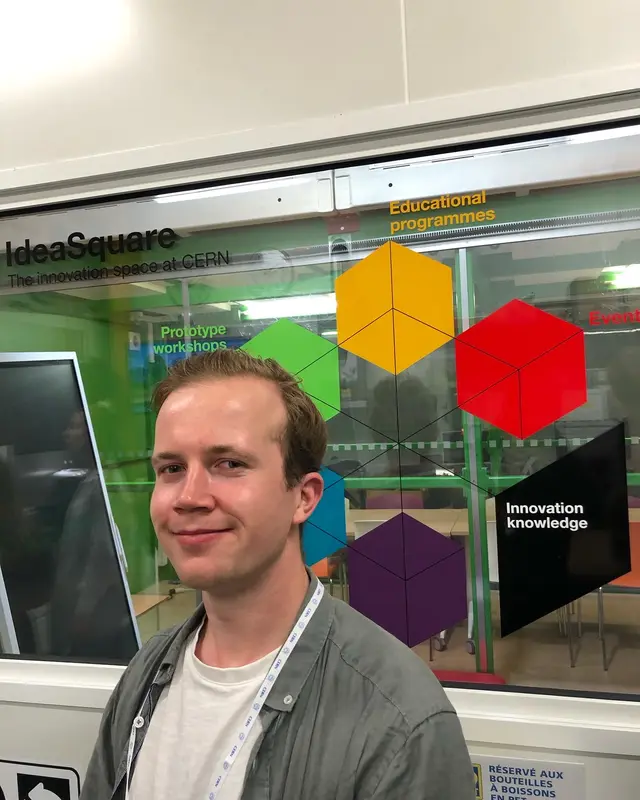 Í IdeaSquare, nýsköpunarrými CERN