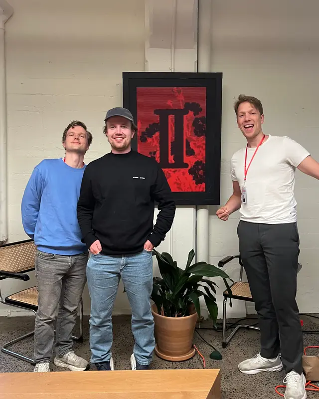 Þrír úr teyminu hjá Founders, Inc. í San Francisco