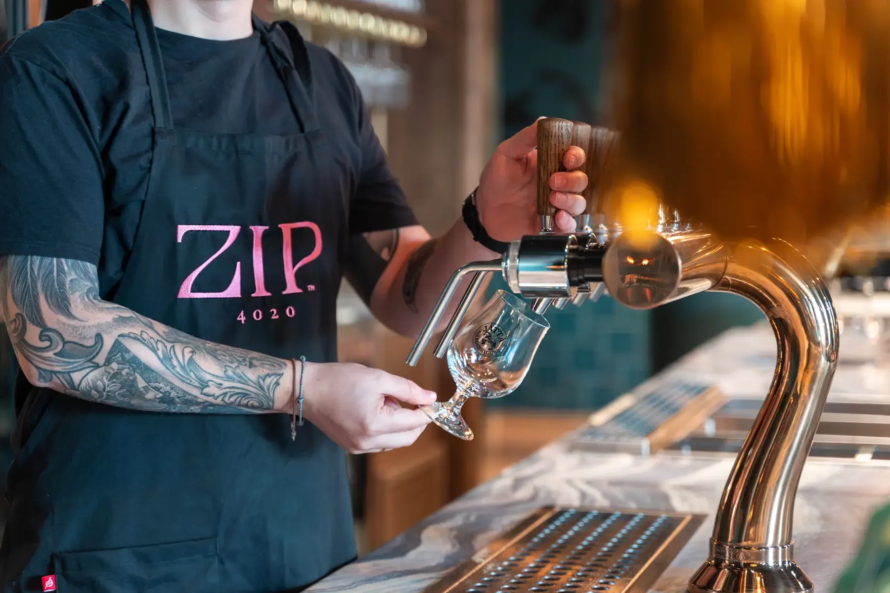 The Zipin sisätilat.