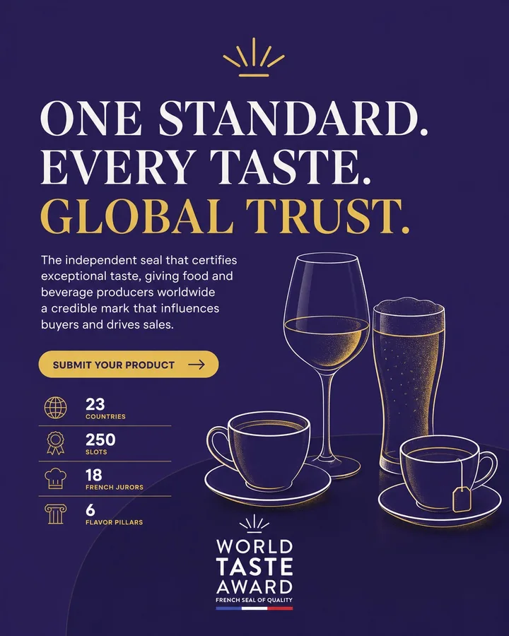 Beverage segment categories, evaluated by French sensory experts