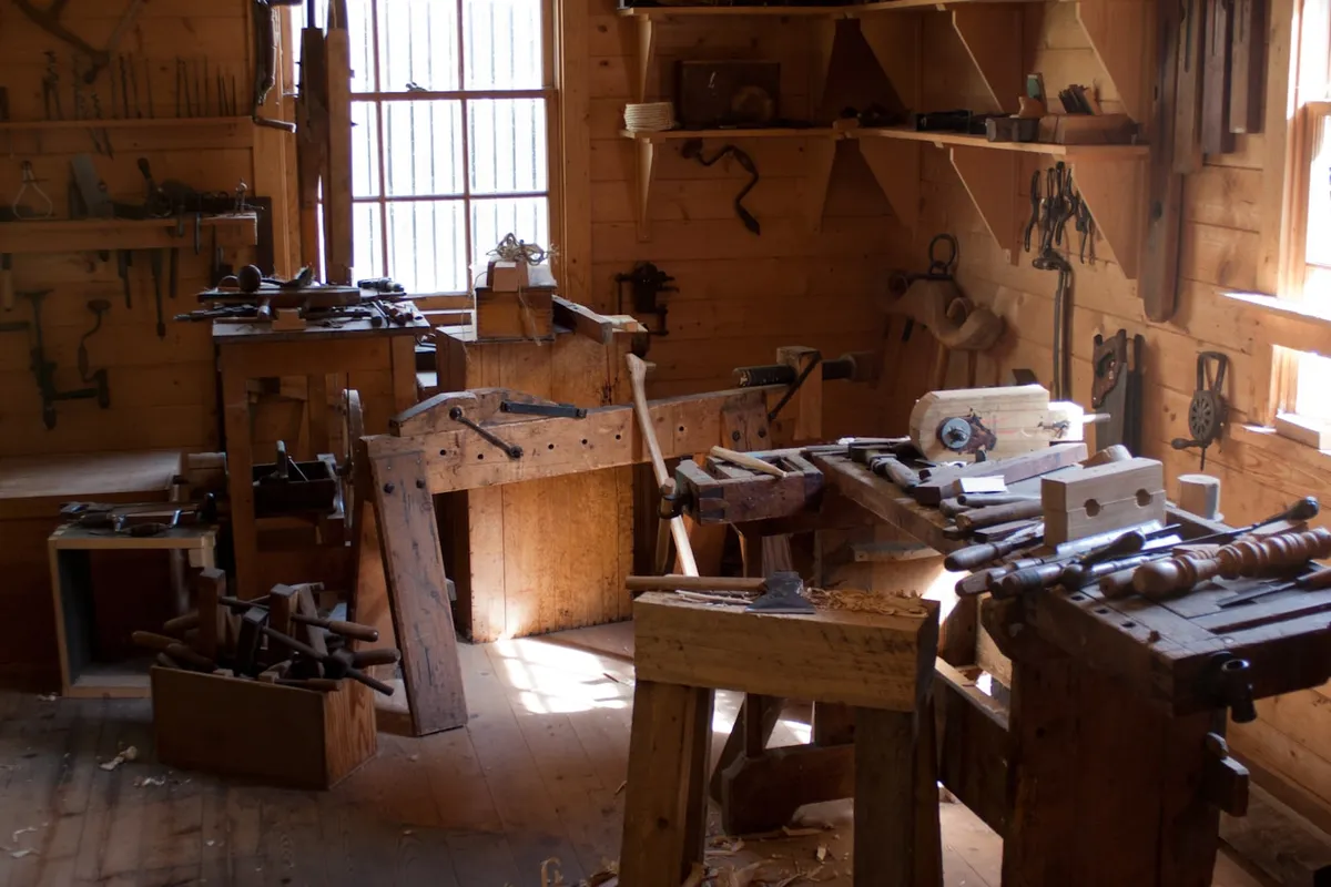 A custom wood kitchen