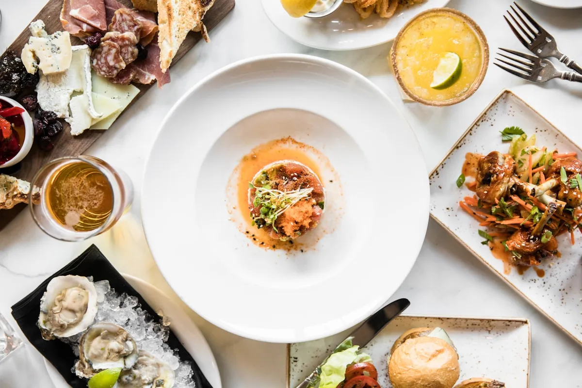 Fresh plates ready to serve